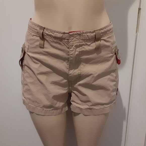Abercrombie & Fitch Pants - 2/$14 Abercrombie & Fitch Khaki Tan Zippered Cargo Shorts Size 10